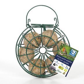 Starter-Set mit Meisenknödelkranz und 12 Meisenknödeln