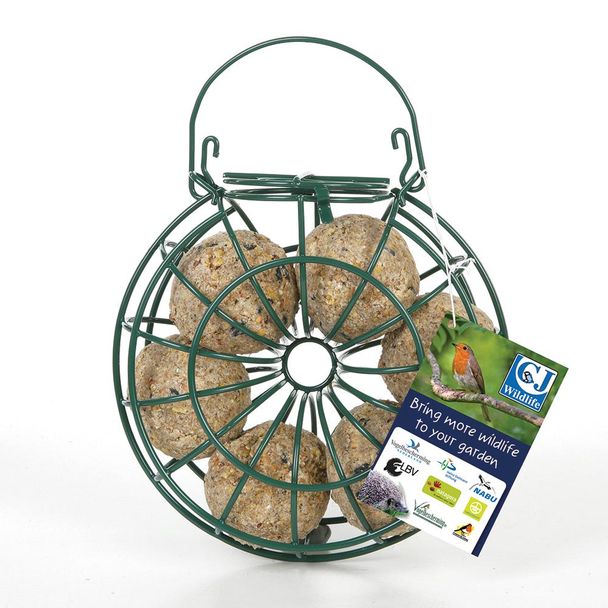 Starter-Set mit Meisenknödelkranz und 12 Meisenknödeln