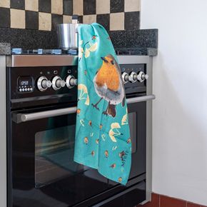 Geschirrtuch Rotkehlchen (Myrte)