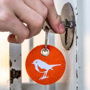 NABU-Schlüsselanhänger Rotkehlchen