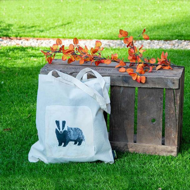 Baumwolltasche Dachs