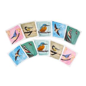 Grußkarten-Set Gartenvögel - Myrte (2 x 5 Designs)