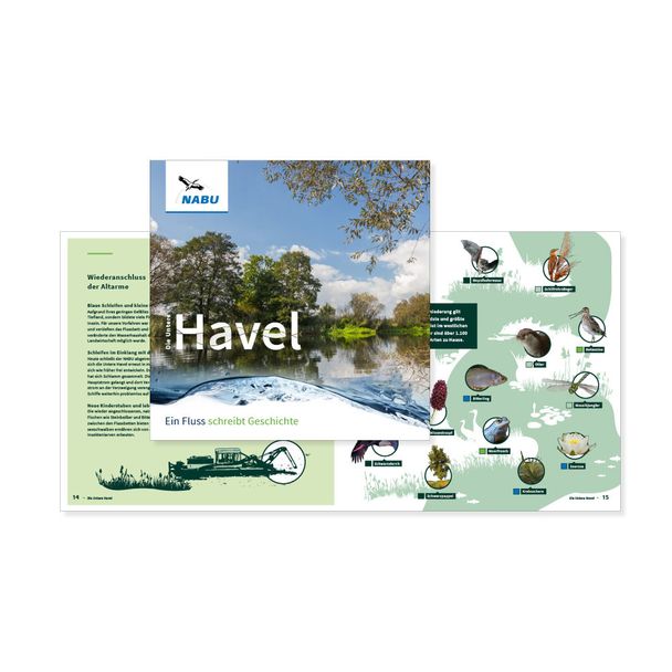 Broschüre Havel-Renaturierung - Ein Fluss schreibt Geschichte