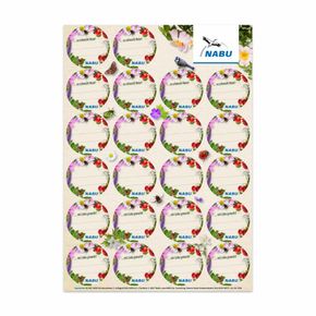 Etiketten-Aufkleber für Eingemachtes zum Beschriften "...so schmeckt Natur!"