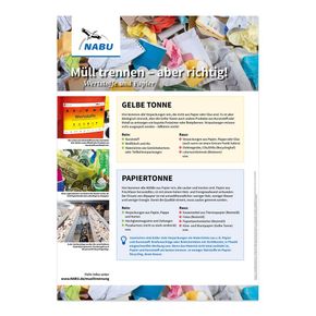 Müll trennen, aber richtig - Wertstoffe und Papier