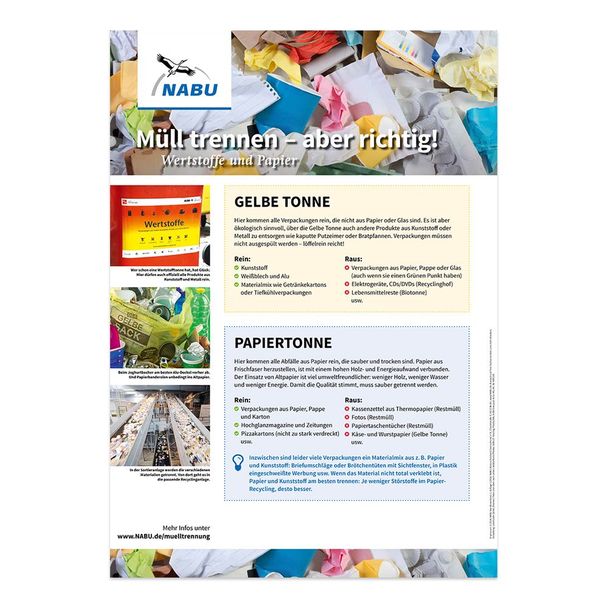 Müll trennen, aber richtig - Wertstoffe und Papier