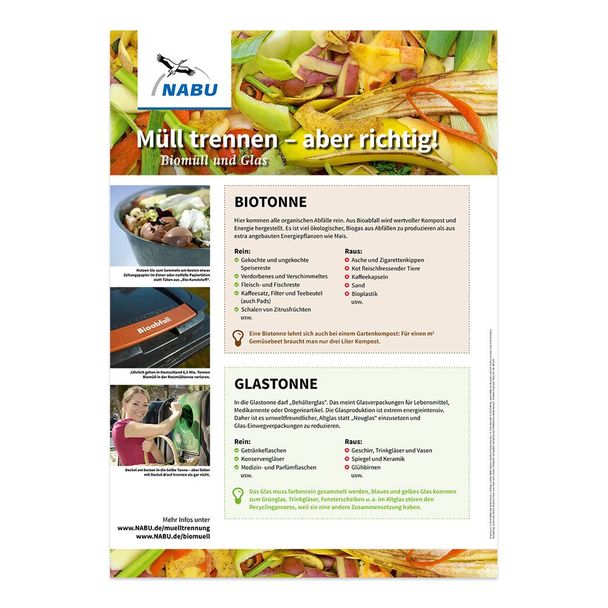 Müll trennen, aber richtig - Biomüll und Glas
