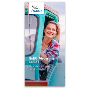 Faltblatt NABU-Förderung Klima+