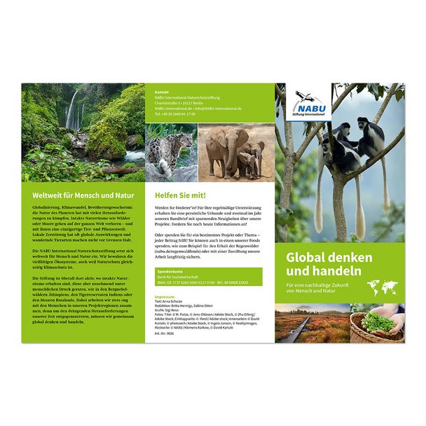 Global denken und handeln - Für eine nachhaltige Zukunft von Mensch und Natur (Digital)