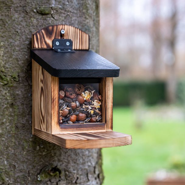 Eichhörnchen-Futterautomat „Victoria“